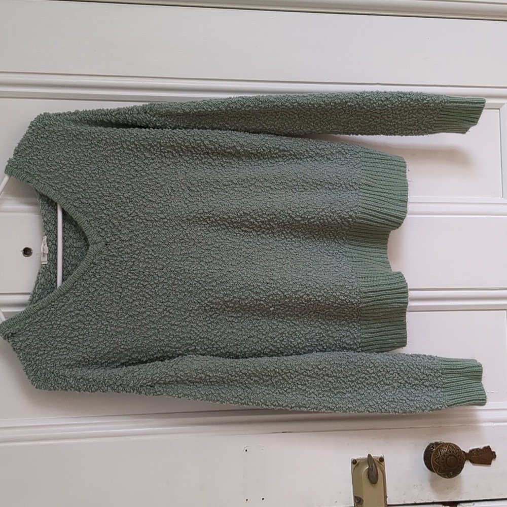 Medium Green Maurices Soft Stretchy Comfy Lounge Hooded Sweatshirt Sweater